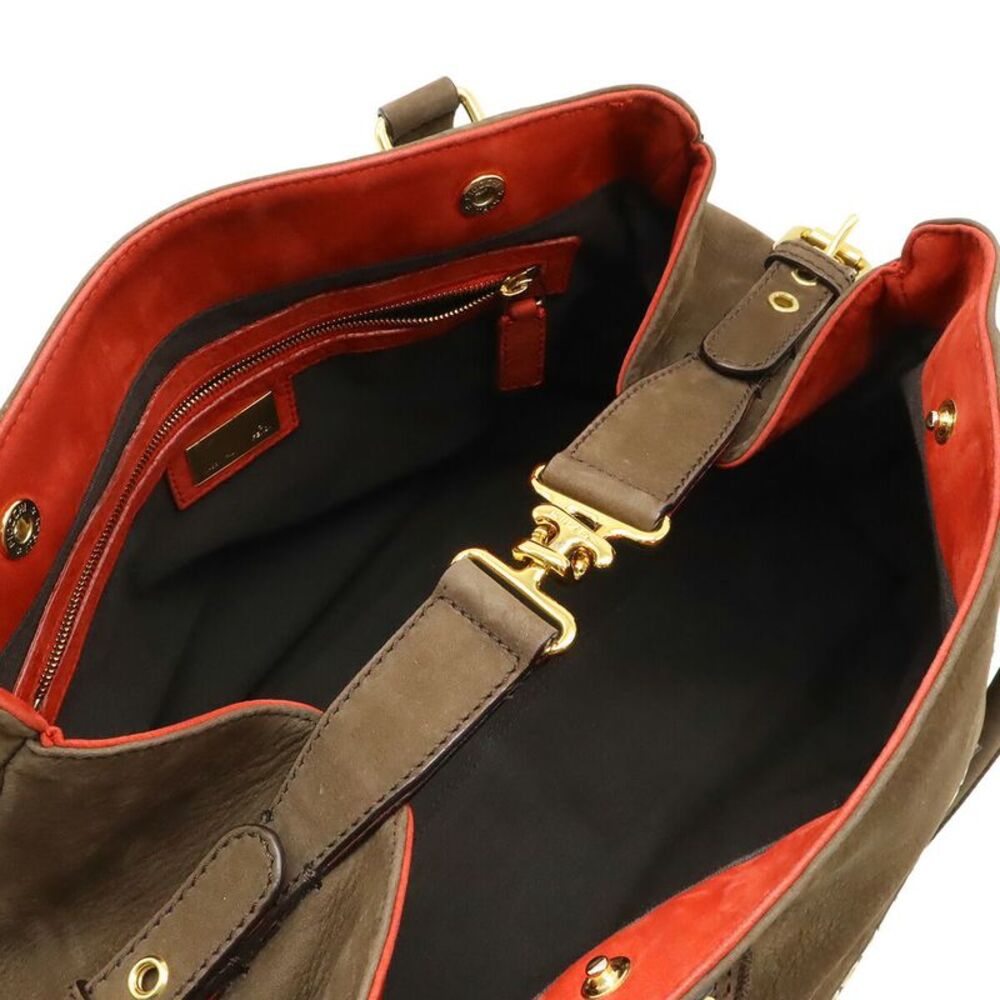 Fendi Etnico Zucca Nubuck Tote Bag - Picture 5 of 8